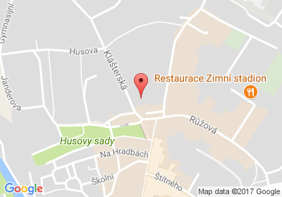 mapa - Klášterská 72, 377 01 Jindřichův Hradec