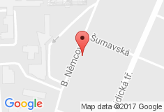 mapa - B.Němcové 610/39, 37007 České Budějovice