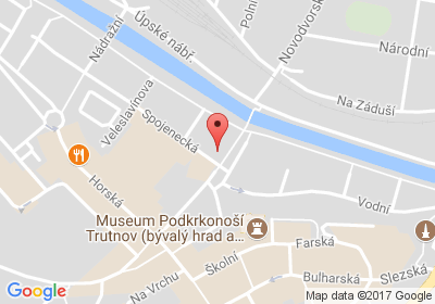 mapa - Malé náměstí 38, Trutnov 54101