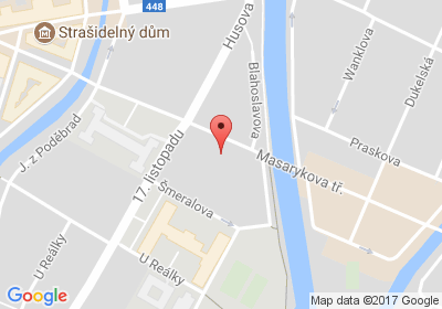 mapa - Masarykova třída 4, 779 00 Olomouc