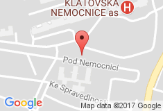 mapa - Pod Nemocnicí 871, 339 01 Klatovy