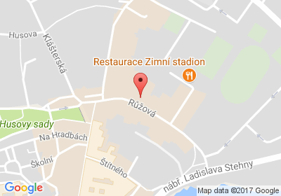 mapa - Růžová 41, 377 01 Jindřichův Hradec