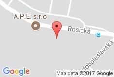 mapa - Rosická 653, 190 17 Praha 9 – Vinoř