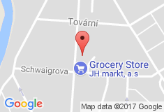 mapa - Schwaigrova 547/II, 377 01 Jindřichův Hradec