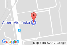 mapa - Vídeňská 89a - Albert, Brno, 639 00
