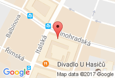 mapa - Vinohradská 24, Praha 2