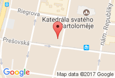 mapa - náměstí Republiky 53/27, 301 00 Plzeň-Vnitřní Město
