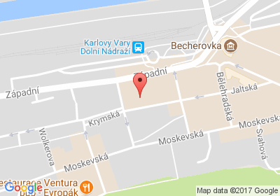 mapa - nám. Milady Horákové 8, Karlovy Vary, 360 01