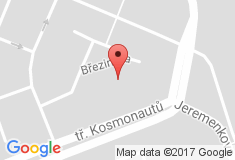 mapa - tř. Kosmonautů 1082/29 , 779 00 Olomouc